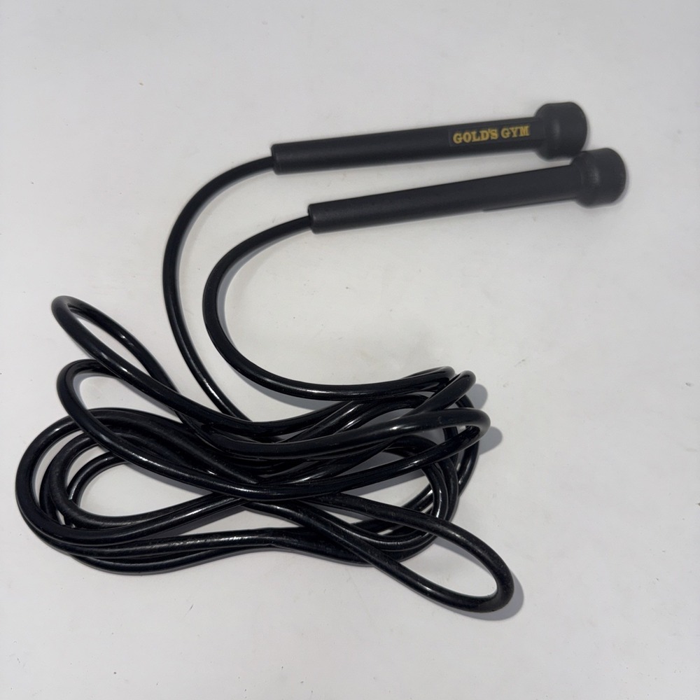 Gold's Gym 10 Foot Speed Jump Rope Health & Fitness Black Skipping Rope 3 Meter